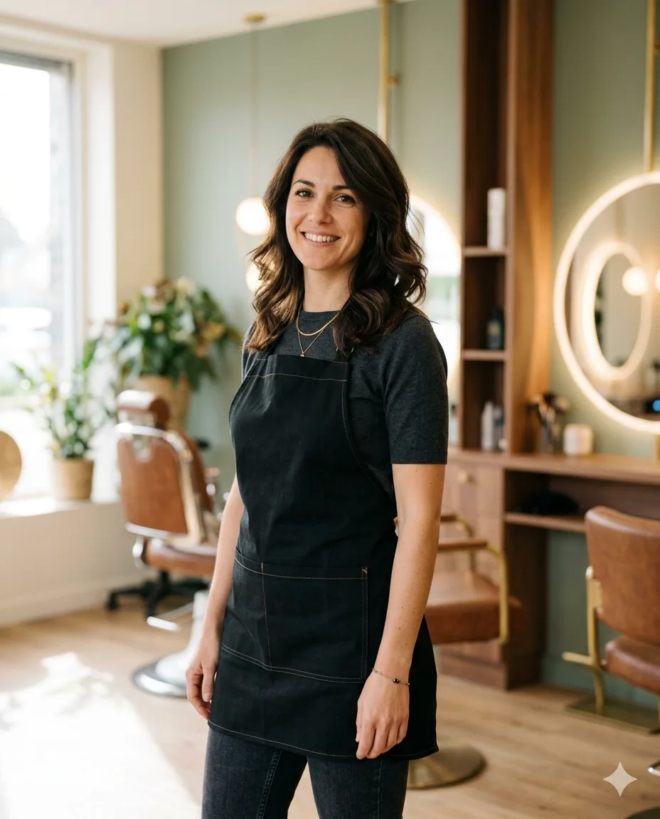 Tifenn Le Gall, gérante et coloriste experte du salon Tif'enn